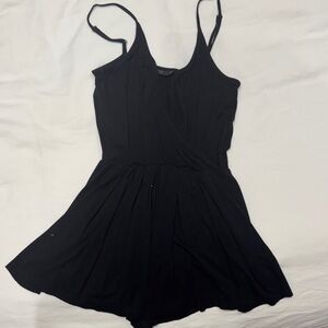 Black top shop Wrap Romper